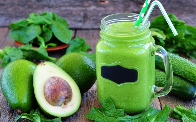 afslankende avocado-smoothie